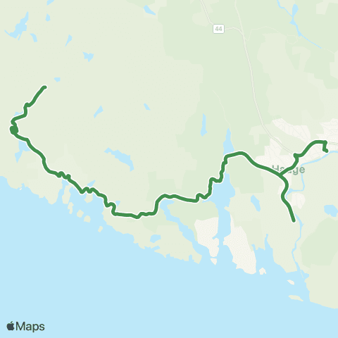 Kolumbus Busslinje i Rogaland map