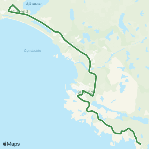 Kolumbus Busslinje i Rogaland map