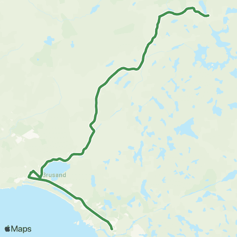 Kolumbus Busslinje i Rogaland map