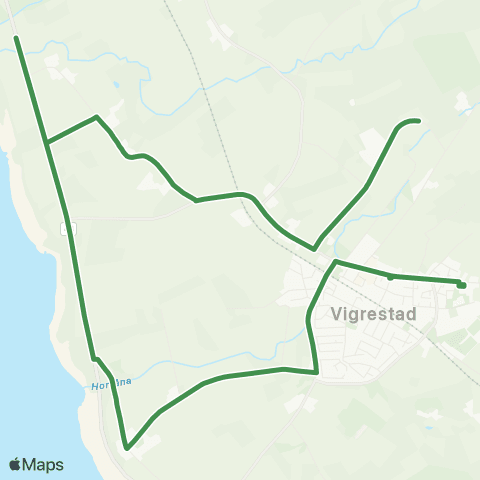 Kolumbus Busslinje i Rogaland map