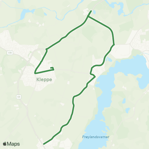 Kolumbus Busslinje i Rogaland map