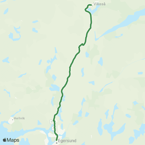 Kolumbus Busslinje i Rogaland map