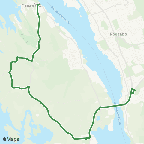 Kolumbus Busslinje i Rogaland map