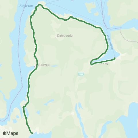 Kolumbus Busslinje i Rogaland map