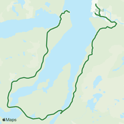 Kolumbus Busslinje i Rogaland map
