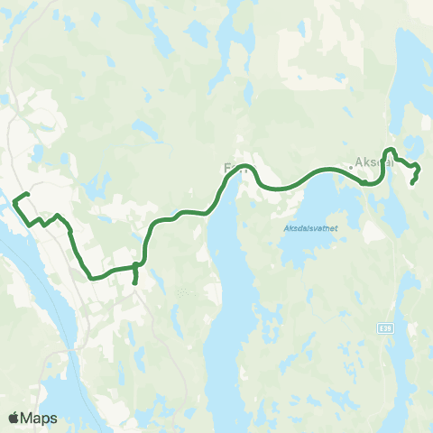 Kolumbus Busslinje i Rogaland map