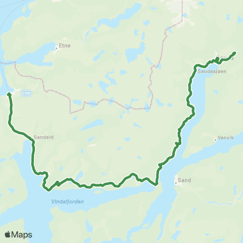Kolumbus Busslinje i Rogaland map