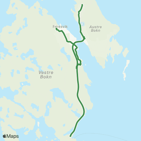 Kolumbus Busslinje i Rogaland map