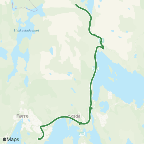 Kolumbus Busslinje i Rogaland map