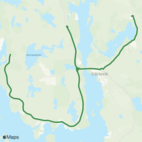 Kolumbus Busslinje i Rogaland map