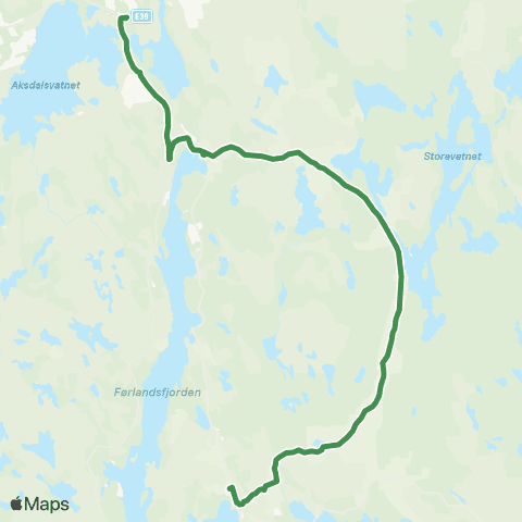 Kolumbus Busslinje i Rogaland map