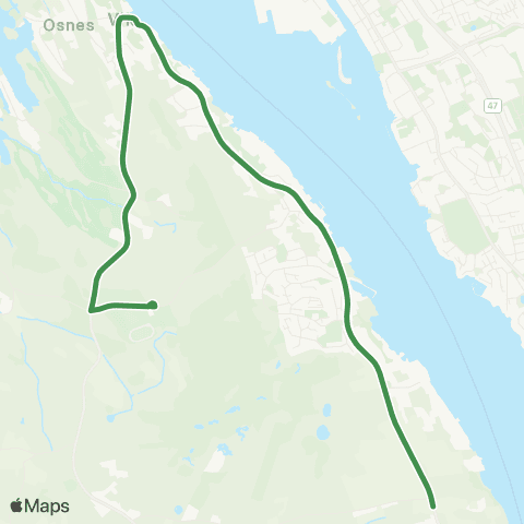 Kolumbus Busslinje i Rogaland map
