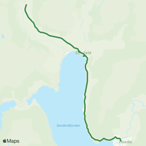 Kolumbus Busslinje i Rogaland map