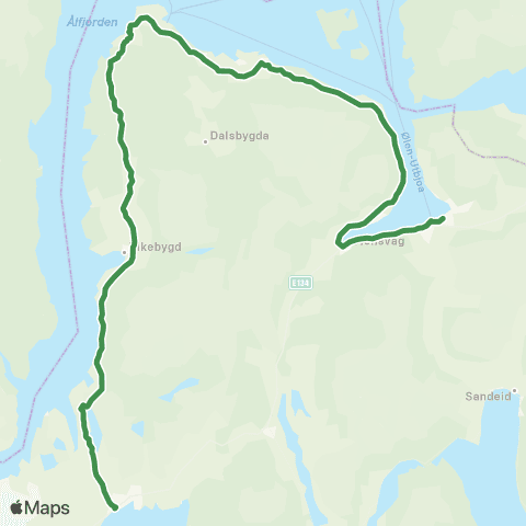 Kolumbus Busslinje i Rogaland map