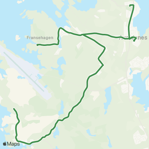 Kolumbus Busslinje i Rogaland map