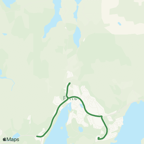 Kolumbus Busslinje i Rogaland map