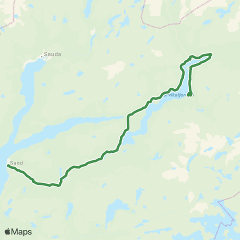 Kolumbus Busslinje i Rogaland map