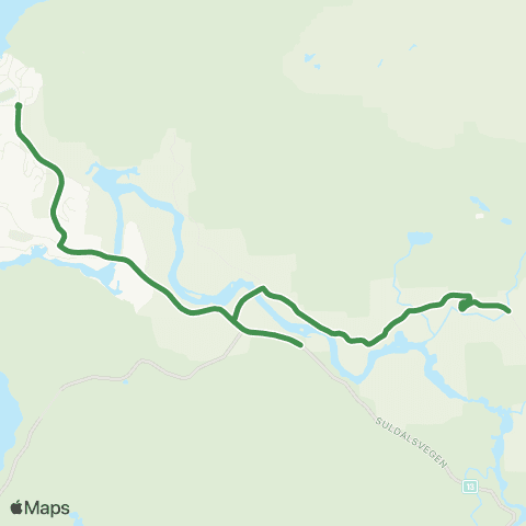 Kolumbus Busslinje i Rogaland map