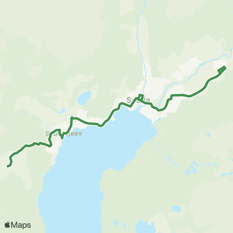 Kolumbus Busslinje i Rogaland map