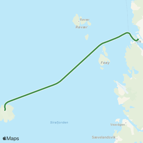 Kolumbus Båtlinje i Rogaland map