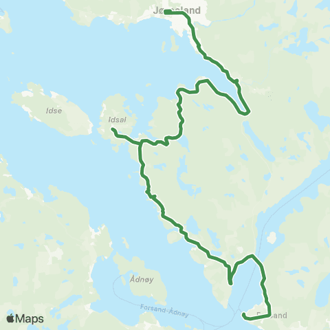 Kolumbus Busslinje i Rogaland map