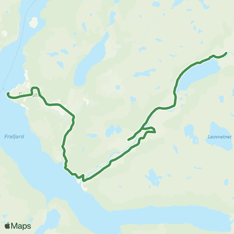 Kolumbus Busslinje i Rogaland map