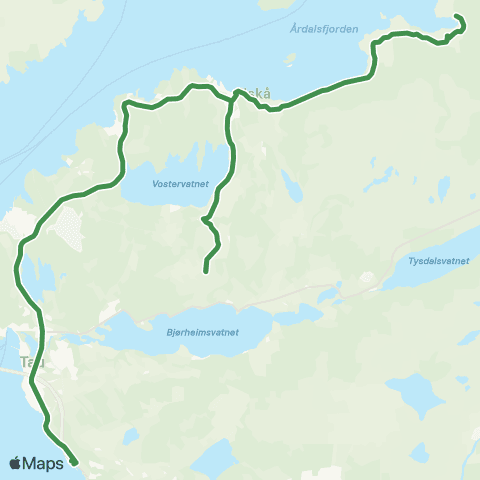 Kolumbus Busslinje i Rogaland map