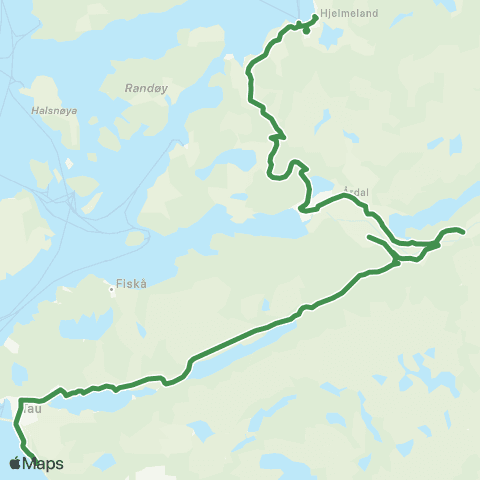 Kolumbus Busslinje i Rogaland map