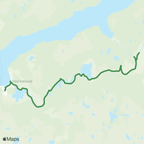 Kolumbus Busslinje i Rogaland map