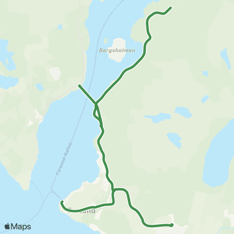 Kolumbus Busslinje i Rogaland map