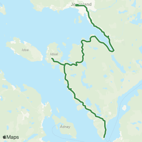 Kolumbus Busslinje i Rogaland map