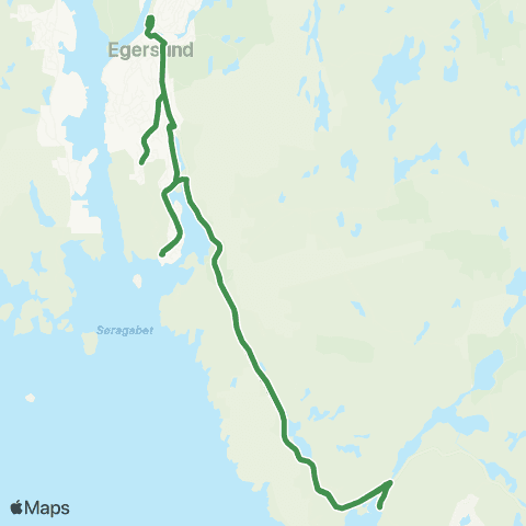 Kolumbus Busslinje i Rogaland map