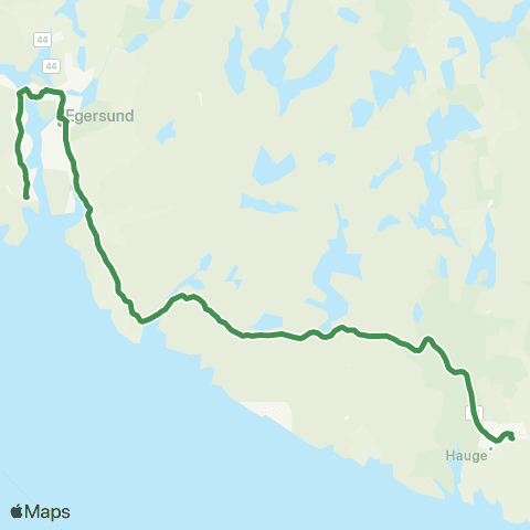 Kolumbus Busslinje i Rogaland map