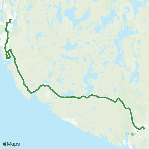 Kolumbus Busslinje i Rogaland map