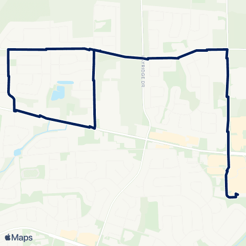 Kingston Transit Woodhaven - Cataraqui Centre map