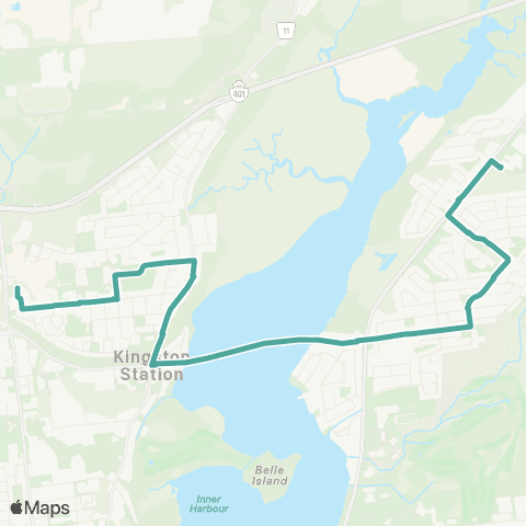 Kingston Transit First Canada - Innovation / 15 map