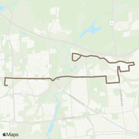 Kingston Transit Grant Timmins / Dalton - Cataraqui Ctr map