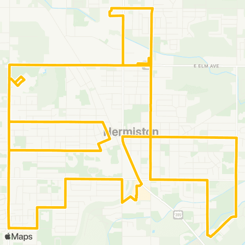 Kayak Public Transit HART map