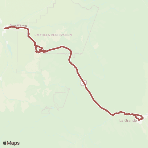 Kayak Public Transit Arrow map