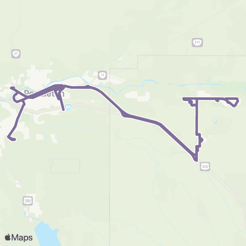 Kayak Public Transit Metro map