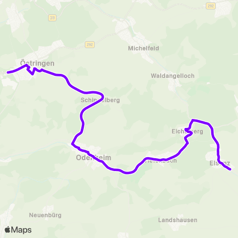 KVV Freudenhälde (Elsenz) ↔︎ Odenheim Bf map