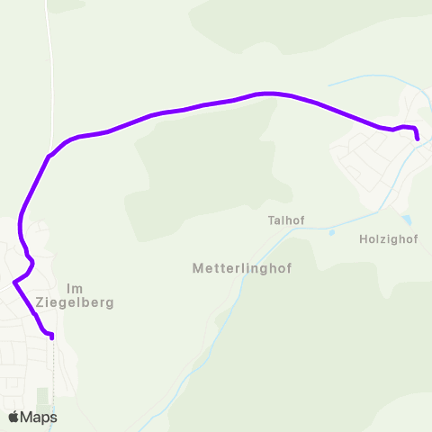 KVV Menzingen Bf ↔︎ Röhrbrunnen (Landshausen) map