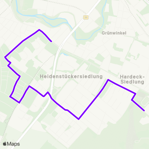 KVV Schulbus ↔︎ Schulbus map