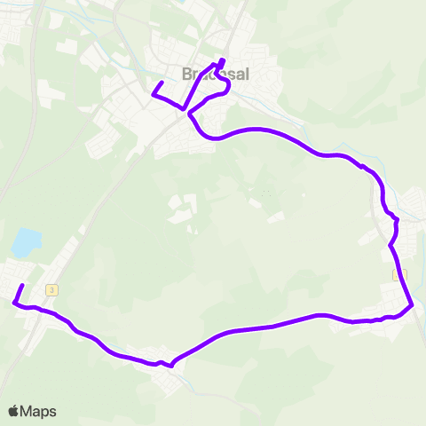 KVV Stadtwerke (Bruchsal) ↔︎ Untere Au (Obergrombach) map