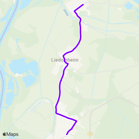 KVV Huttenheimer Str. (Rußheim) ↔︎ Grenzstr. (Hochstetten) map