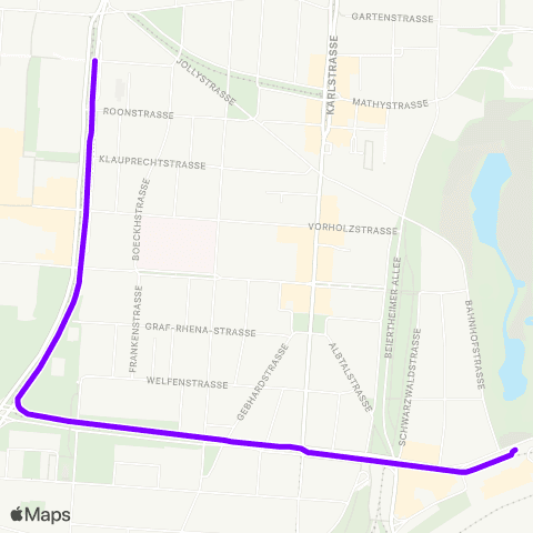 KVV 16 Arbeitsagentur ↔︎ S E V Hbf map