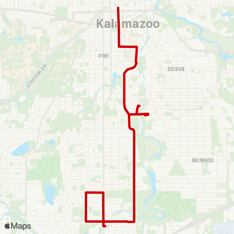 Metro South Burdick map