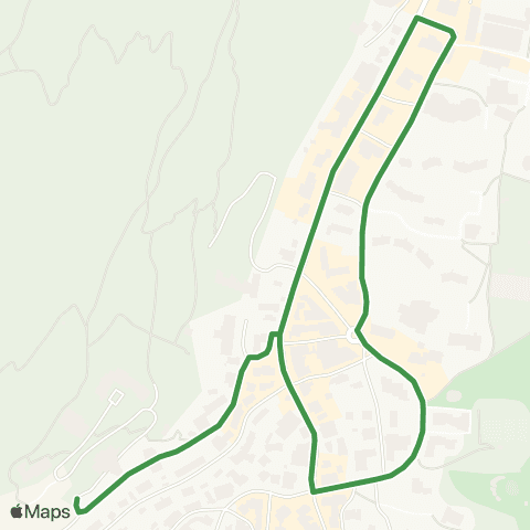 Navette des Deux Alpes Circuit Vert - Zone du Soleil map