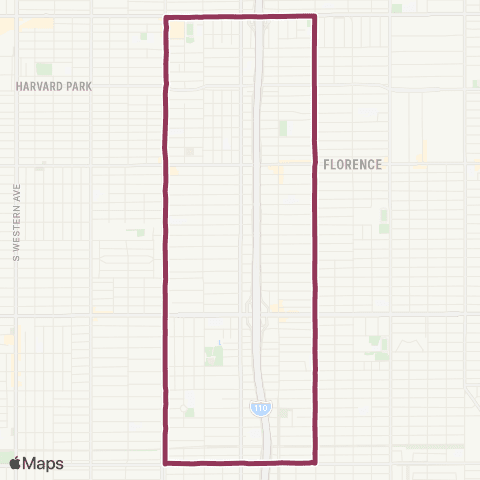 LADOT DASH DASH Vermont / MainLoop map