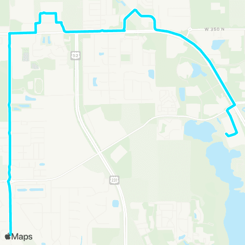 CityBus Sagamore West map
